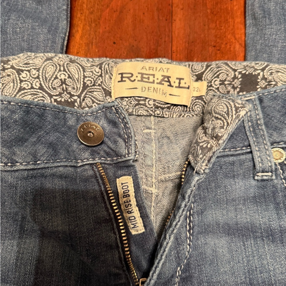 Ariat Real Denim Jeans with Paisley Detail